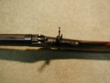 EARLY WIN. 1885 HIGHWALL SINGLE SHOT OCTAGON RIFLE, SCARCE CAL .38-56 WCF- 3 of 23