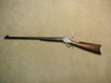 EARLY WIN. 1885 HIGHWALL SINGLE SHOT OCTAGON RIFLE, SCARCE CAL .38-56 WCF- 2 of 23