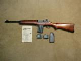 EARLY, FIRST STYLE MINI-14, WOOD HANDGUARD, NO WARNING, MADE 1977 - 2 of 15