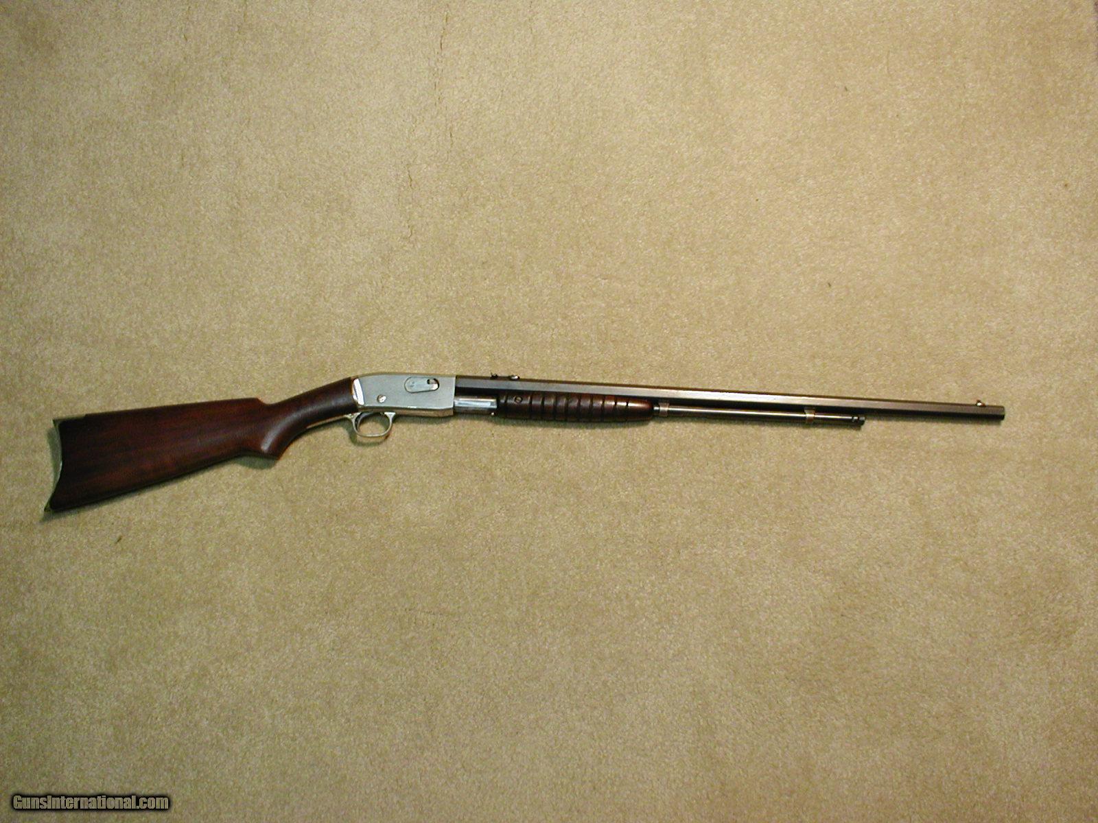 MODEL 12 GALLERY SPECIAL HALF-NICKEL FINISHED .22 SHORT OCTAGON RIFLE