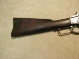 FRONTIER USED 1873 SADDLE RING CARBINE IN .44-40 CALIBER, MADE 1890 - 7 of 20