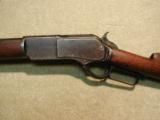 1876 IN DESIRABLE .45-60 CALIBER ROUND BARREL RIFLE, MADE 1882 - 4 of 20