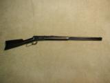 UNUSUAL 1894 .38-55 CALIBER HALF OCTAGON/FULL MAGAZINE RIFLE, MADE 1899 - 1 of 20