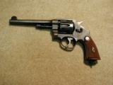 .44 HAND EJECTOR 2ND. MODEL REVOLVER WITH 6 1/2" BARREL, MADE 1925 - 1 of 13