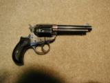 EXC. 1877 LIGHTNING .38 DA REVOLVER, 4 1/2" BARREL AND EJECTOR, MADE 1901 - 2 of 13