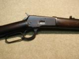 ANTIQUE SERIAL NUMBER, FINE CONDITION 1892 OCT. RIFLE IN .32-20 CALIBER, #82XXX MADE 1895 - 3 of 20