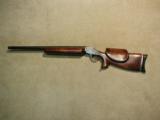 CUSTOM HEAVY VARMINT/TARGET RIFLE ON MODIFIED ANTIQUE HIGHWALL ACTION - 2 of 20