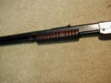 EARLY 1890 SECOND MODEL PUMP RIFLE IN .22 SHORT, MADE 1905 - 12 of 20