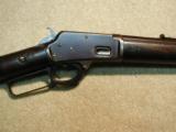 EXTREMELY RARE TOP-EJECT MODEL 1888 OCTAGON RIFLE IN .32-20 CALIBER, MADE 1889 - 3 of 20