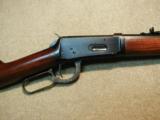 EXC. 1894 .38-55 ROUND BARREL RIFLE WITH BRIGHT EXCELLENT BORE, MADE 1909 - 3 of 20