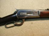 VERY UNUSUAL SPECIAL ORDER 1886, .45-70 ROUND BARREL RIFLE, MADE 1909 - 3 of 20