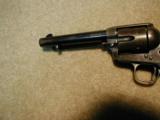 PARTICULARLY FINE CONDITION SINGLE ACTION ARMY, .32-20, 5 1/2" MADE 1905 - 9 of 13