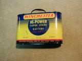  WINCHESTER HI-POWER SUPER SPARK BATTERY STAMP-DATED JUNE 1951! - 1 of 2