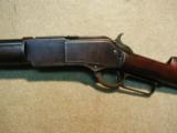 PARTICULARLY FINE CONDITION 1876 .45-60 CAL, 28" ROUND BARREL RIFLE, MADE 1885 - 4 of 20