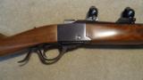 RUGER No. 3 "LIBERTY" MARKED .30-40 KRAG, FANCY WALNUT, MADE 1976 - 3 of 20