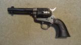 INVESTMENT QUALITY SINGLE ACTION ARMY .38-40, 4 3/4" BARREL, #185XXX, MADE 1899 - 1 of 15
