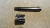 SINGLE ACTION ARMY PARTS: 2nd. GENERATION .38 SPECIAL CYLINDER AND 5 1/2" BARREL - 1 of 5