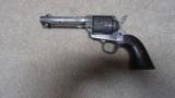SINGLE ACTION, RARE NICKEL FINISH, .41 COLT, 4 3/4," LETTER, C.1899 - 1 of 16