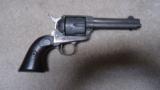 SINGLE ACTION, RARE NICKEL FINISH, .41 COLT, 4 3/4," LETTER, C.1899 - 2 of 16