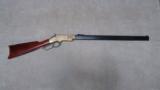  UBERTI MADE 1860 HENRY MILITARY VARIATION 24" OCTAGON RIFLE IN .44-40 - 1 of 13