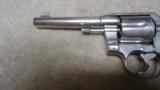 NEW SERVICE .45 COLT, 5 1/2"
BARREL WITH RARE FACTORY NICKEL FINISH - 5 of 16