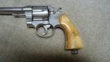 NEW SERVICE .45 COLT, 5 1/2"
BARREL WITH RARE FACTORY NICKEL FINISH - 6 of 16