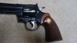 COLT PYTHON 6" BLUE, ABOUT NEW IN ORIGINAL BOX, #39XXX,
MADE 1964 - 7 of 15