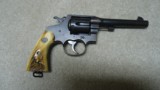 NEW SERVICE .45 COLT, COLT MEDALLION STAG GRIPS, MADE 1937 - 2 of 14