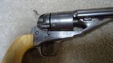 MODEL 1861 NAVY CARTRIDGE “CONVERSION” IN .38 COLT CENTER FIRE, RARE FACTORY NICKEL AND IVORY. - 12 of 16