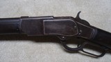 VERY EARLY, ATTIC CONDITION FIRST MODEL 1873 ROUND BARREL RIFLE, #6XXX, MADE 1875 - 4 of 17