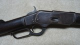 VERY EARLY, ATTIC CONDITION FIRST MODEL 1873 ROUND BARREL RIFLE, #6XXX, MADE 1875 - 3 of 17