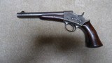 VERY FINE CONDITION REMINGTON 1871 U.S. ARMY .50 CAL. CENTER FIRE ROLLING BLOCK PISTOL - 1 of 17