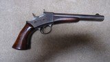 VERY FINE CONDITION REMINGTON 1871 U.S. ARMY .50 CAL. CENTER FIRE ROLLING BLOCK PISTOL - 2 of 17