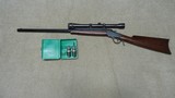 CUSTOMIZED WINCHESTER 1885 LOWALL SINGLE SHOT RIFLE IN .218 BEE CALIBER WITH RCBS RELOADING DIES - 1 of 22