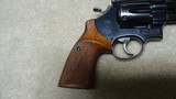 CLASSIC, EARLY “S” PREFIX S&W
MODEL 27-2 .357 MAG 4” REVOLVER WITH TARGET HAMMER, TARGET TRIGGER - 10 of 12