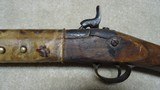 SUPERB AMERICAN INDIAN USED 1861 TOWER CUT-DOWN MUSKET - 4 of 23
