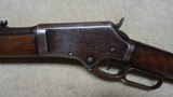 FANCY WALNUT STOCKED MARLIN 1881 .45-70 OCTAGON RIFLE WITH DOUBLE SET TRIGGERS, #8XXX, MADE 1884 - 4 of 20