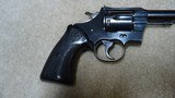 PRE-WAR OFFICERS MODEL .38 SPECIAL HEAVY BARREL TARGET REVOLVER, #673XXX, MADE 1941 - 11 of 16