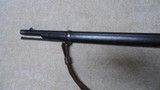 VERY HIGH CONDITION SPRINGFIELD MODEL 1884 .45-70 TRAPDOOR RIFLE, #472XXX, WITH GOOD 1889 STOCK CARTOUCHE - 13 of 22