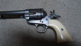 EARLY SAA, .44-40, 7 ½” ETCHED BARREL REVOLVER, MELLOW IVORY GRIPS, FACTORY LETTER, #98XXX, MADE 1884. - 22 of 25