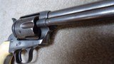 EARLY SAA, .44-40, 7 ½” ETCHED BARREL REVOLVER, MELLOW IVORY GRIPS, FACTORY LETTER, #98XXX, MADE 1884. - 20 of 25