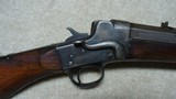 REMINGTON HEPBURN SINGLE SHOT SPORTING RIFLE, 32-40 CALIBER, #55XX, MADE C.1880s. - 3 of 23