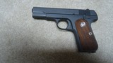 COLT MODEL 1908 .380 ACP HAMMERLESS AUTO PISTOL, #46XXX, MADE 1921. - 2 of 7