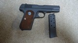 COLT MODEL 1908 .380 ACP HAMMERLESS AUTO PISTOL, #46XXX, MADE 1921. - 6 of 7