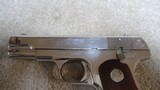 RARELY SEEN, HIGH CONDITION COLT 1908 POCKET HAMMERLESS .380 ACP IN FACTORY NICKEL FINISH, MADE 1928 - 7 of 18