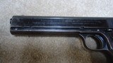 HISTORICAL, EARLY, GREAT FACTORY LETTER MODEL 1902 MILITARY AUTO, .38 ACP, SHIPPED AZ TERRITORY, 1904 - 8 of 18