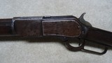 EXCEEDINGLY RARE 1876 .45-60 CAL OCT RIFLE
TWO INCH SHORTER THAN STANDARD 26” BARREL, SHIPPED 1882 - 4 of 21