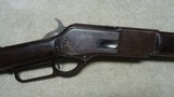 EXCEEDINGLY RARE 1876 .45-60 CAL OCT RIFLE
TWO INCH SHORTER THAN STANDARD 26” BARREL, SHIPPED 1882 - 3 of 21