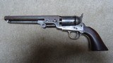 EARLY, FIRST YEAR PRODUCTION 1851 NAVY .36 CALIBER REVOLVER, #92XX, MADE 1851 - 1 of 17
