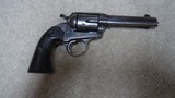 BISLEY IN DESIRABLE .44-40 CALIBER WITH 4 ¾” BARREL, #302XXX, MADE 1907 - 1 of 15